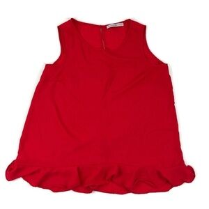 Signature Collection Womens Tank Top Red No Size